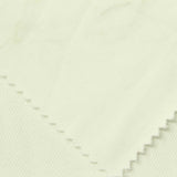 Polyester Cotton Stretch Piqué Knit Fabric, 410 gsm, 175 cm — White
