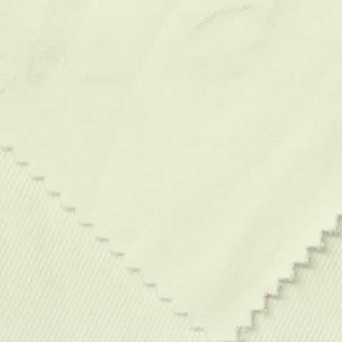 Polyester Cotton Stretch Piqué Knit Fabric, 410 gsm, 175 cm — White