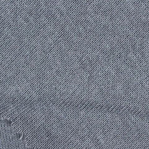 Dusty Blue Heather Rib Knit, Cotton