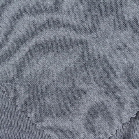 100% Cotton Rib Knit Fabric, 170 gsm, 160 cm — Grey