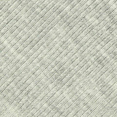 Heather Viscose Stretch Rib Knit Fabric, 270 gsm, 120 cm — Grey