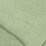 Light Green Marl Rib Knit, Viscose