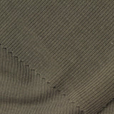 Polyester Stretch Rib Knit Fabric, 290 gsm, 120 cm — Khaki