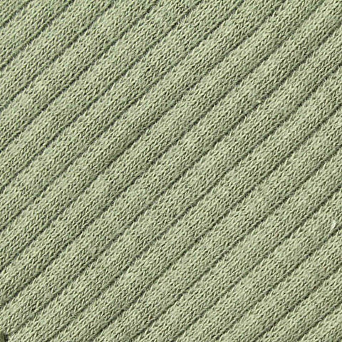 Rib Knit Fabric, 250 gsm, 110 cm — Green