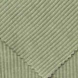 Rib Knit Fabric, 250 gsm, 110 cm — Green