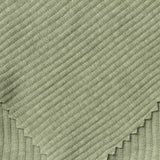 Rib Knit Fabric, 220 gsm, 110 cm — Green