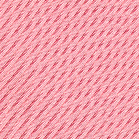 Brushed Polyester Stretch Rib Knit Fabric, 200 gsm, 180 cm — Pink