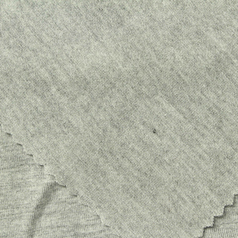 Light Grey Marl Jersey Knit, Viscose, 280 gsm