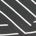 White Stripes Rib Knit, Viscose, 300 gsm