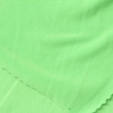 Brushed Polyester Stretch Milk Silk Knit Fabric, 175 gsm, 160 cm — Green