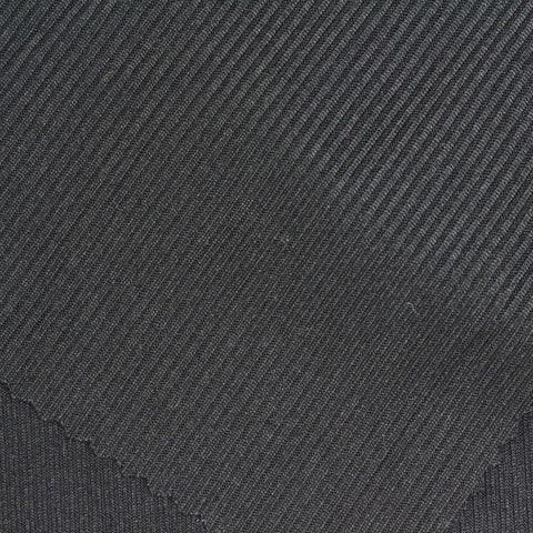 Brushed Polyester Stretch Rib Knit Fabric, 190 gsm, 160 cm — Grey