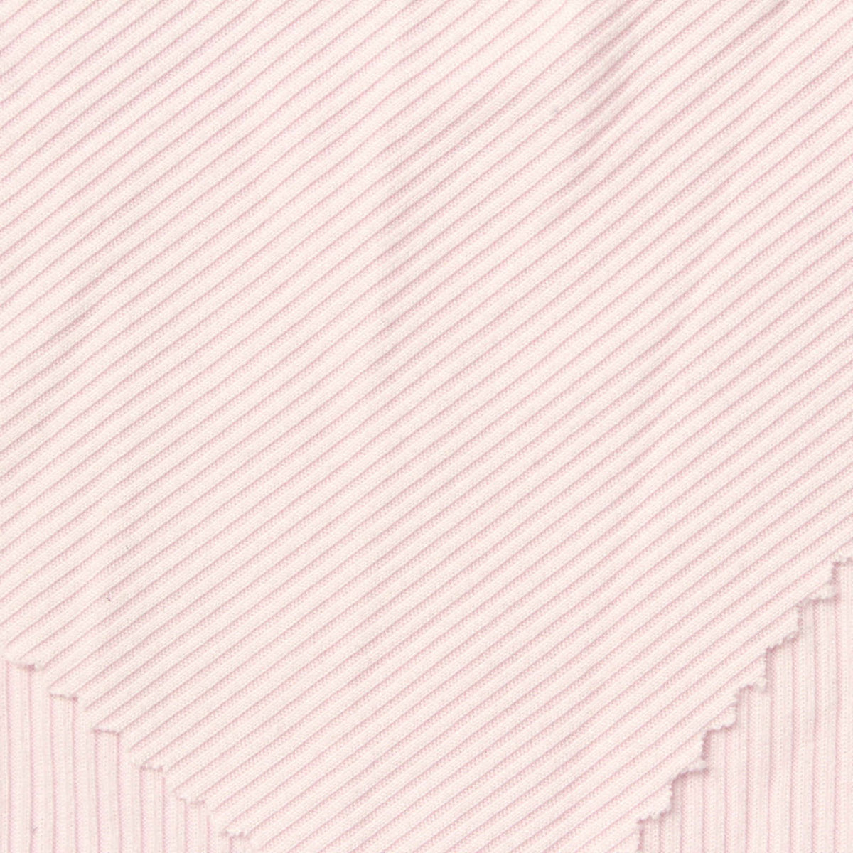 Brushed Polyester Stretch Rib Knit Fabric, 270 gsm, 160 cm — Pink