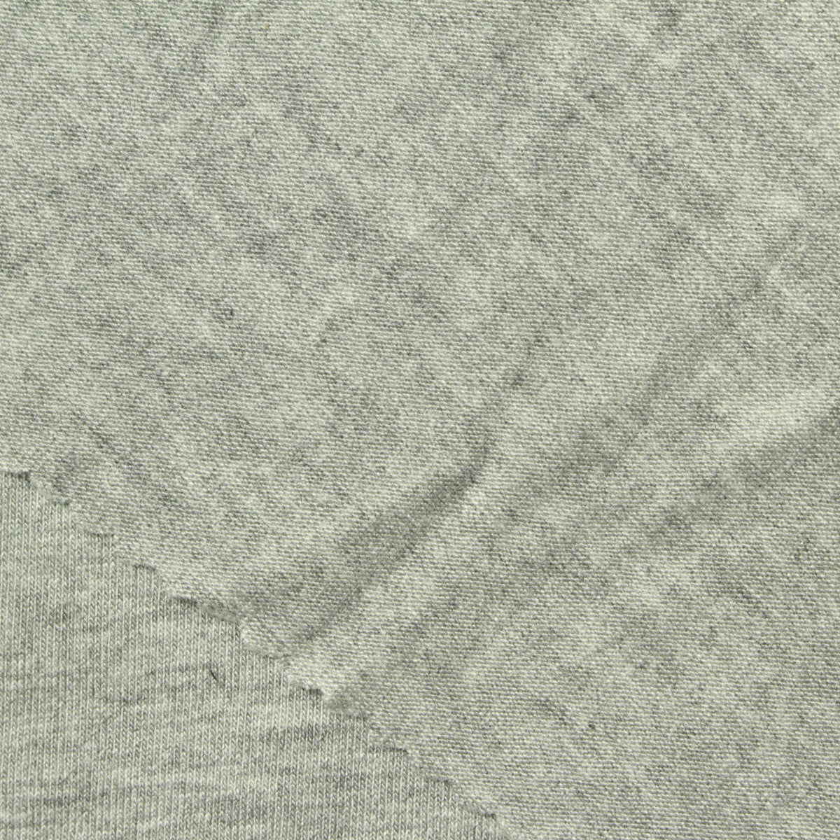 Light Grey Heathered-Marl Jersey Knit, Viscose, 230 gsm