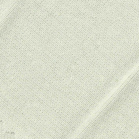 100% Cotton Rib Knit Fabric, 170 gsm, 160 cm — White