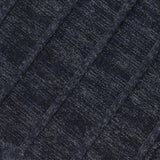 Dark Blue Marl Rib Knit, Viscose-Poly