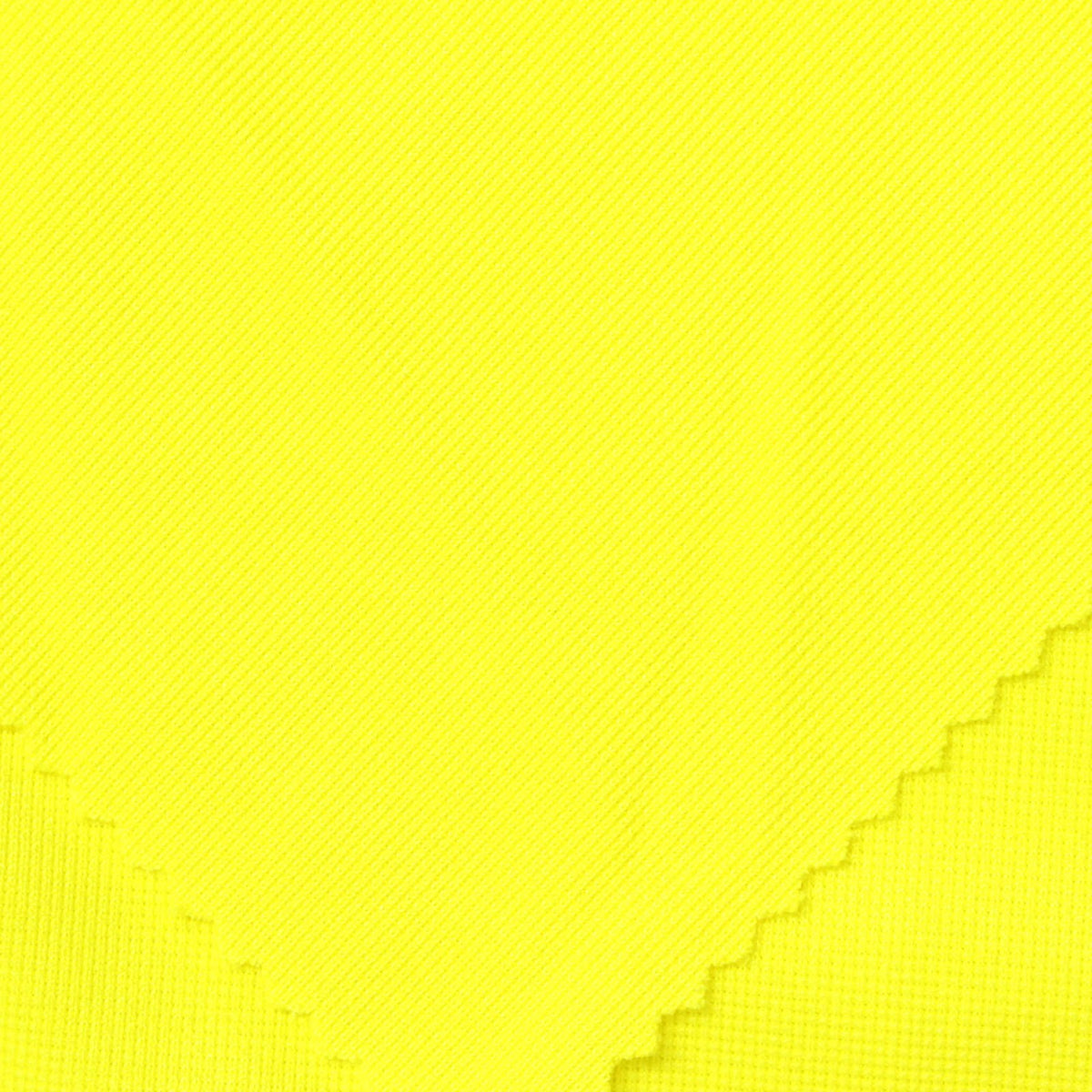 Polyester Stretch Rib Knit Fabric, 250 gsm, 160 cm — Yellow
