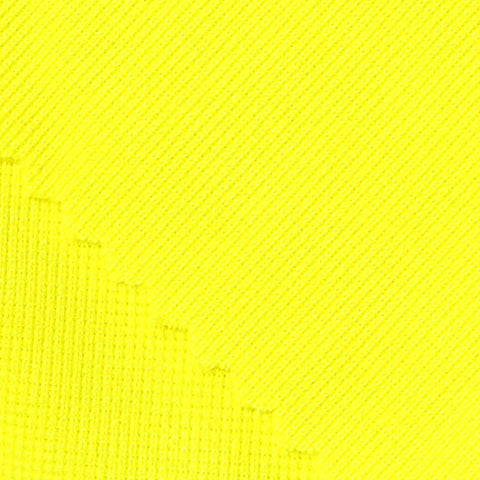 Polyester Stretch Rib Knit Fabric, 250 gsm, 160 cm — Yellow