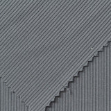 Polyester Stretch Rib Knit Fabric, 255 gsm, 160 cm — Grey