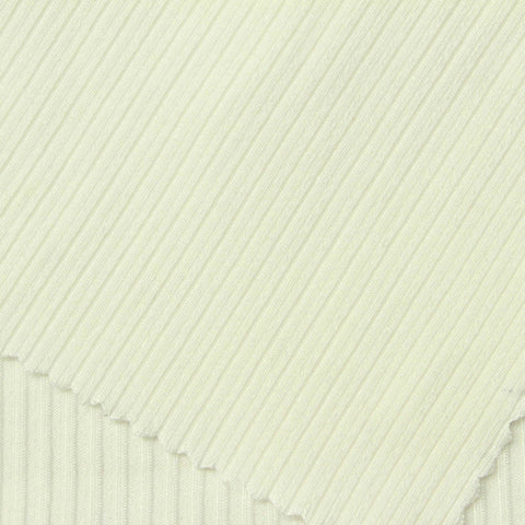 Viscose Stretch Rib Knit Fabric, 380 gsm, 180 cm — Yellow