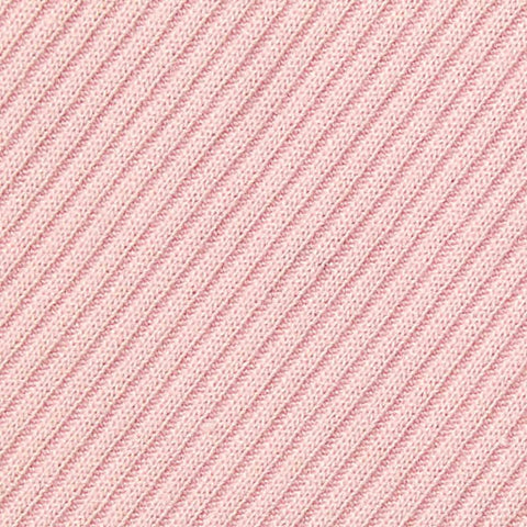 Light Pink Ribbed Rib Knit