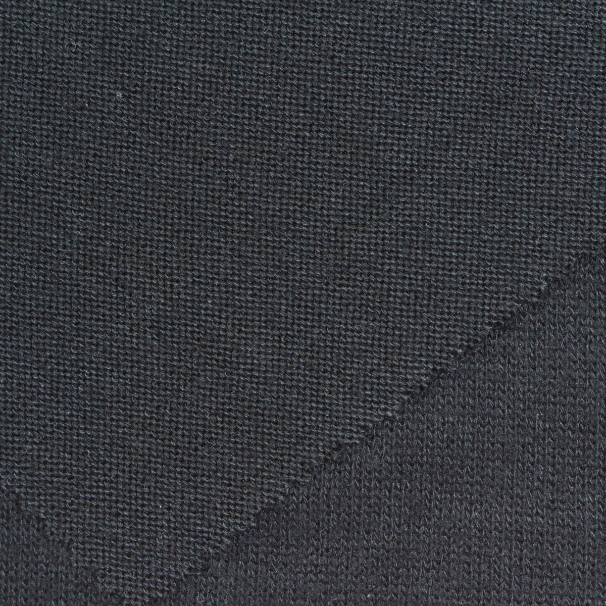 Brushed Polyester Stretch Chunky Knit Fabric, 200 gsm, 170 cm — Grey