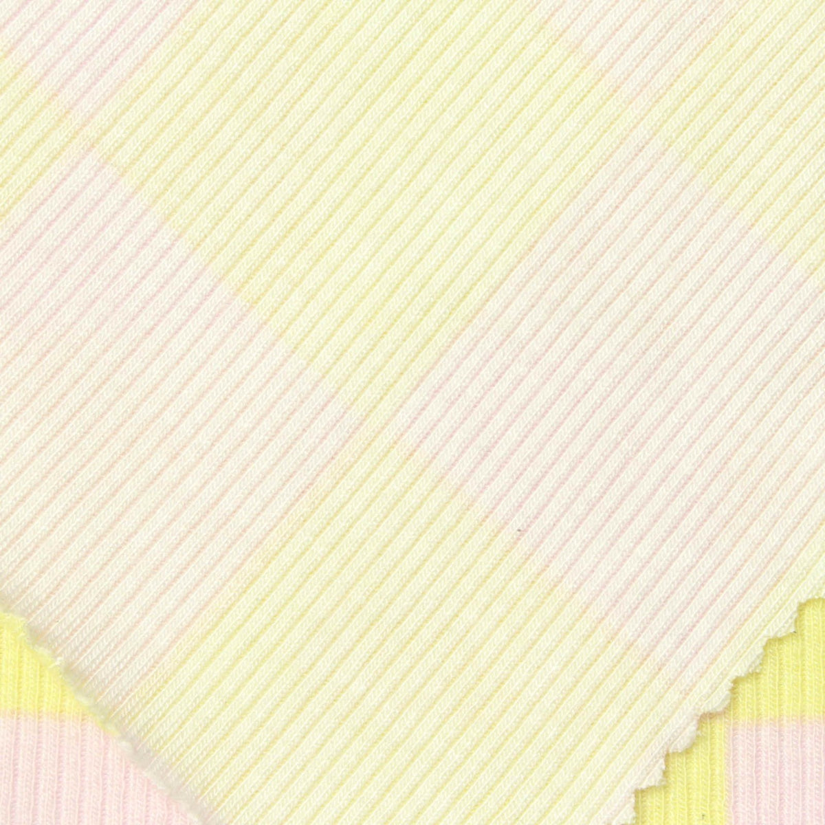 Printed Viscose Stretch Rib Knit Fabric, 210 gsm, 180 cm — Multi