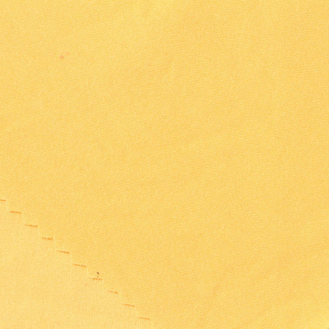 Brushed Polyester Stretch Milk Silk Knit Fabric, 185 gsm, 160 cm — Yellow