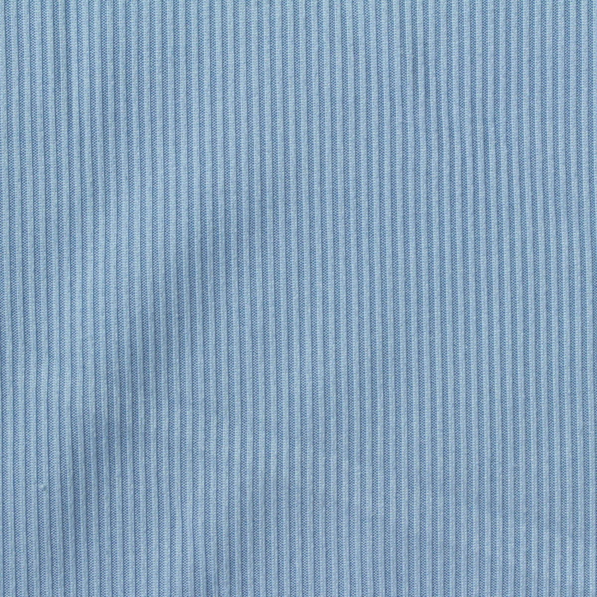 Dark Blue Stripes Rib Knit, Polyester, 200 gsm