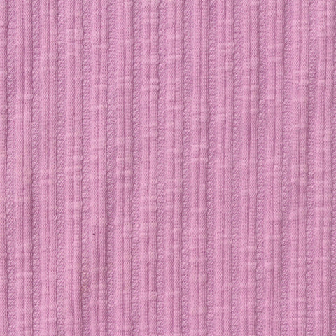 Jacquard Cotton Polyester Knit Fabric, 260 gsm, 140 cm — Purple