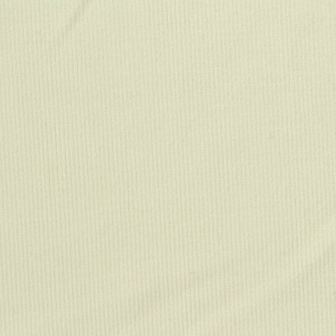 Polyester Stretch Rib Knit Fabric, 260 gsm, 175 cm — Beige