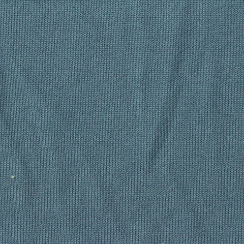 Polyester Stretch Chunky Knit Fabric, 190 gsm, 160 cm — Blue