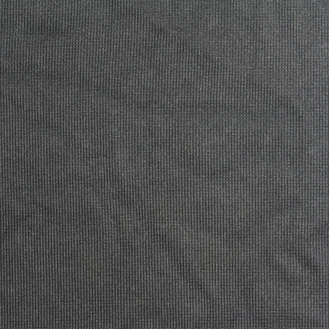 100% Polyester Rib Knit Fabric, 210 gsm, 170 cm — Grey