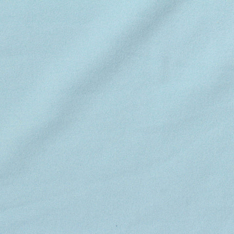 Brushed Polyester Stretch Milk Silk Knit Fabric, 190 gsm, 160 cm — Blue
