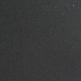 Brushed Polyester Stretch Rib Knit Fabric, 200 gsm, 160 cm — Black