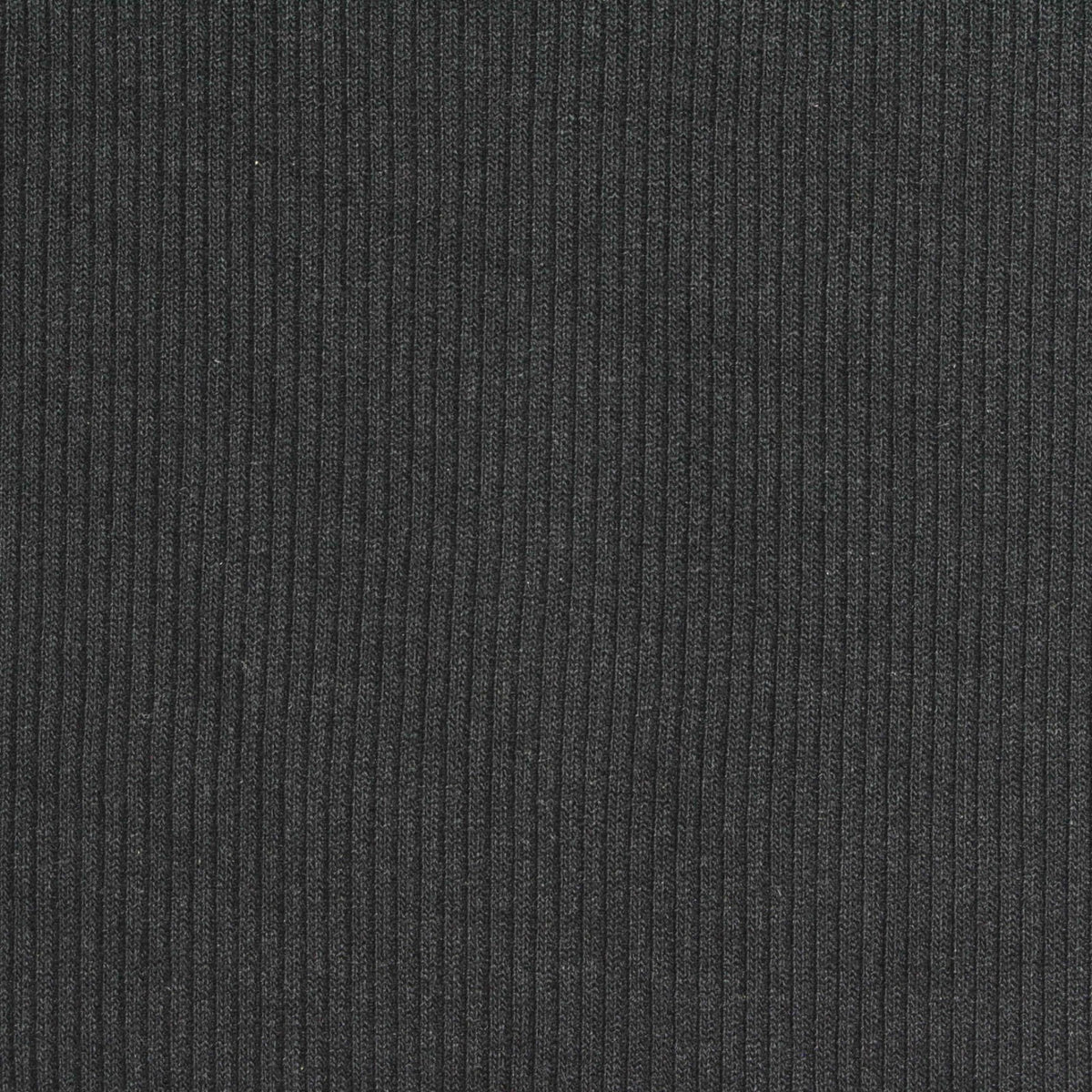 Polyester Cotton Stretch Rib Knit Fabric, 200 gsm, 140 cm — Grey