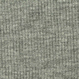 Heather Grey Marl Rib Knit, Viscose — texture