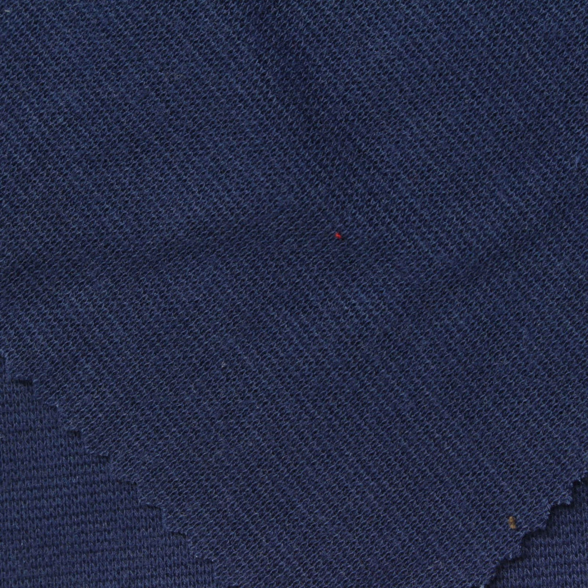 Polyester Cotton Stretch Rib Knit Fabric, 280 gsm, 160 cm — Navy