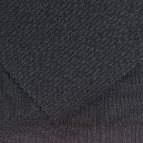Jersey Knit Fabric, 280 gsm, 110 cm — Black