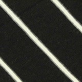 Black Stripes Jersey Knit, Viscose — texture