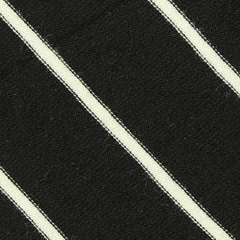 Black Stripes Jersey Knit, Viscose, 250 gsm