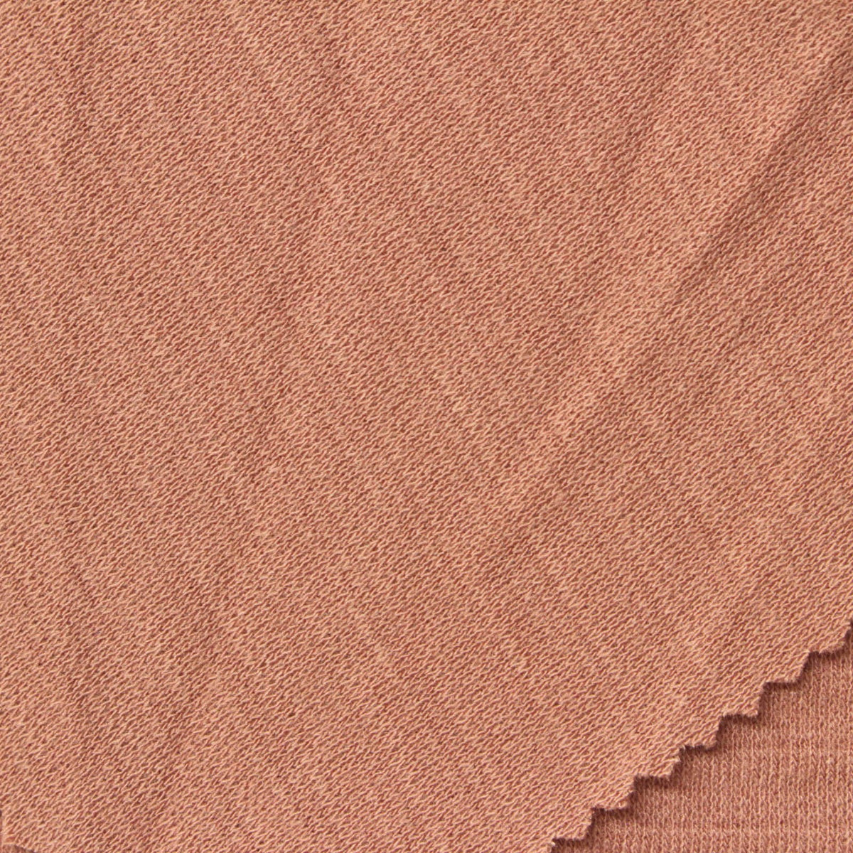 Muted Terracotta Marl Knit, Poly-Viscose