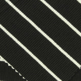 Black Diagonal-Stripe Rib Knit, Viscose