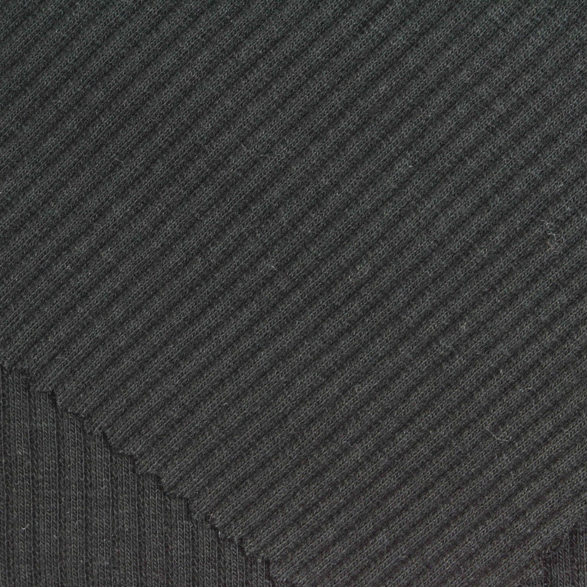 Rib Knit Fabric, 260 gsm, 110 cm — Grey