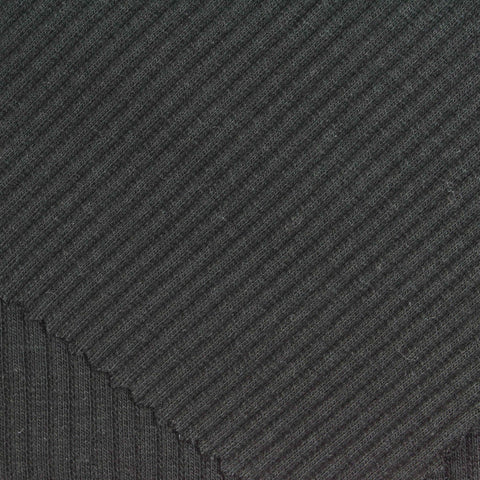 Rib Knit Fabric, 260 gsm, 110 cm — Grey