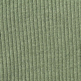 Viscose Stretch Rib Knit Fabric, 310 gsm, 120 cm — Green — texture