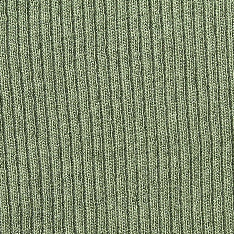 Sage Ribbed Rib Knit, Viscose