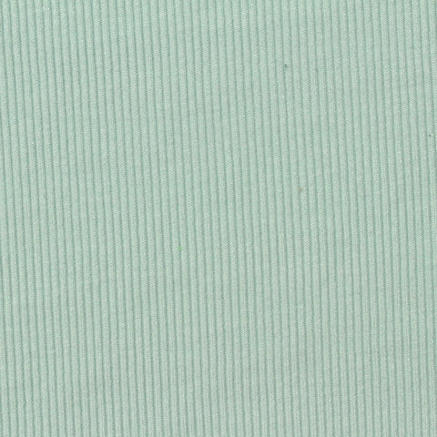 Viscose Stretch Rib Knit Fabric, 300 gsm, 120 cm — Green