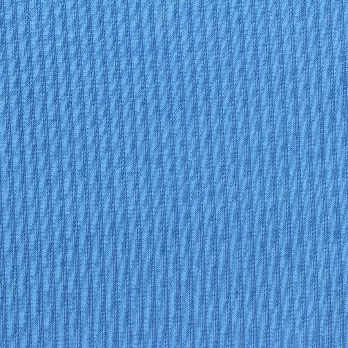 Rib Knit Fabric, 240 gsm, 110 cm — Blue