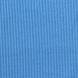 Rib Knit Fabric, 240 gsm, 110 cm — Blue