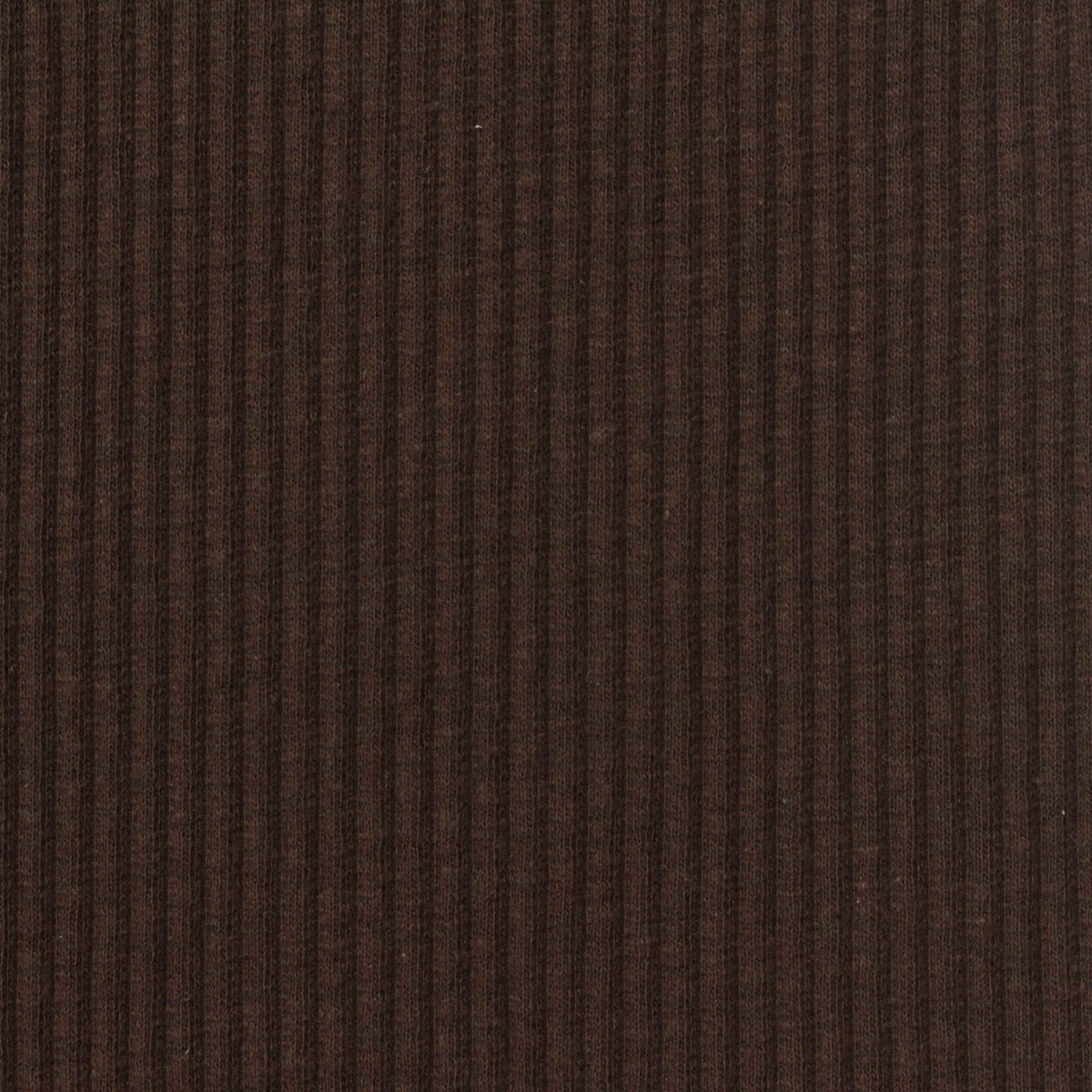 Rib Knit Fabric, 260 gsm, 110 cm — Brown